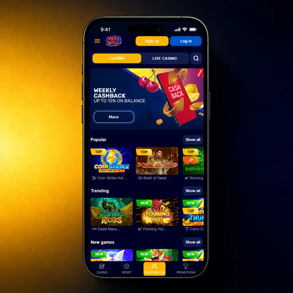 Step-by-step deposit guide for UK players at Very Well Casino showing cashier options and payment methods