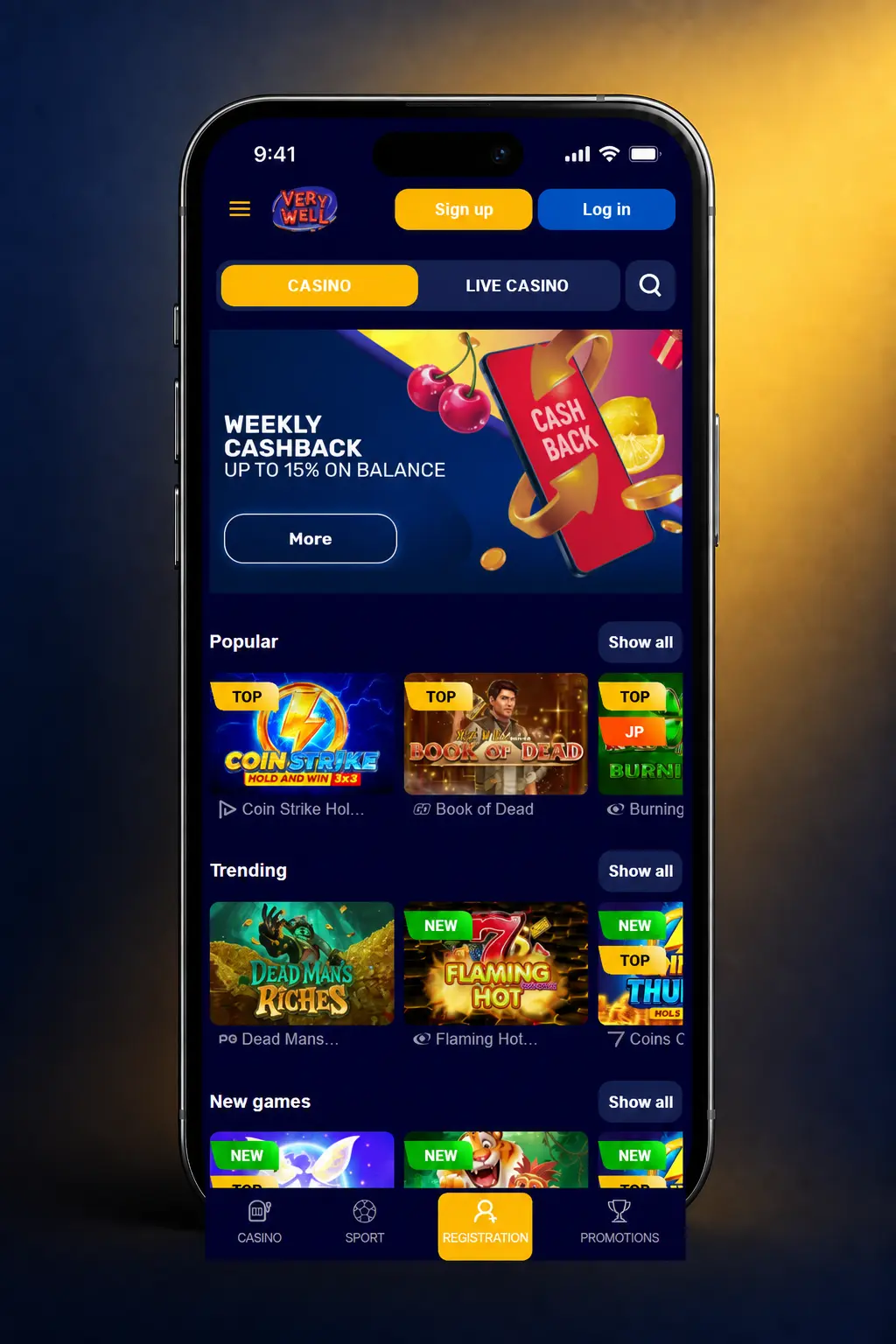 Step-by-step guide on how to enter the Very Well Casino bonus code during registration or at the cashier to claim your welcome offer.