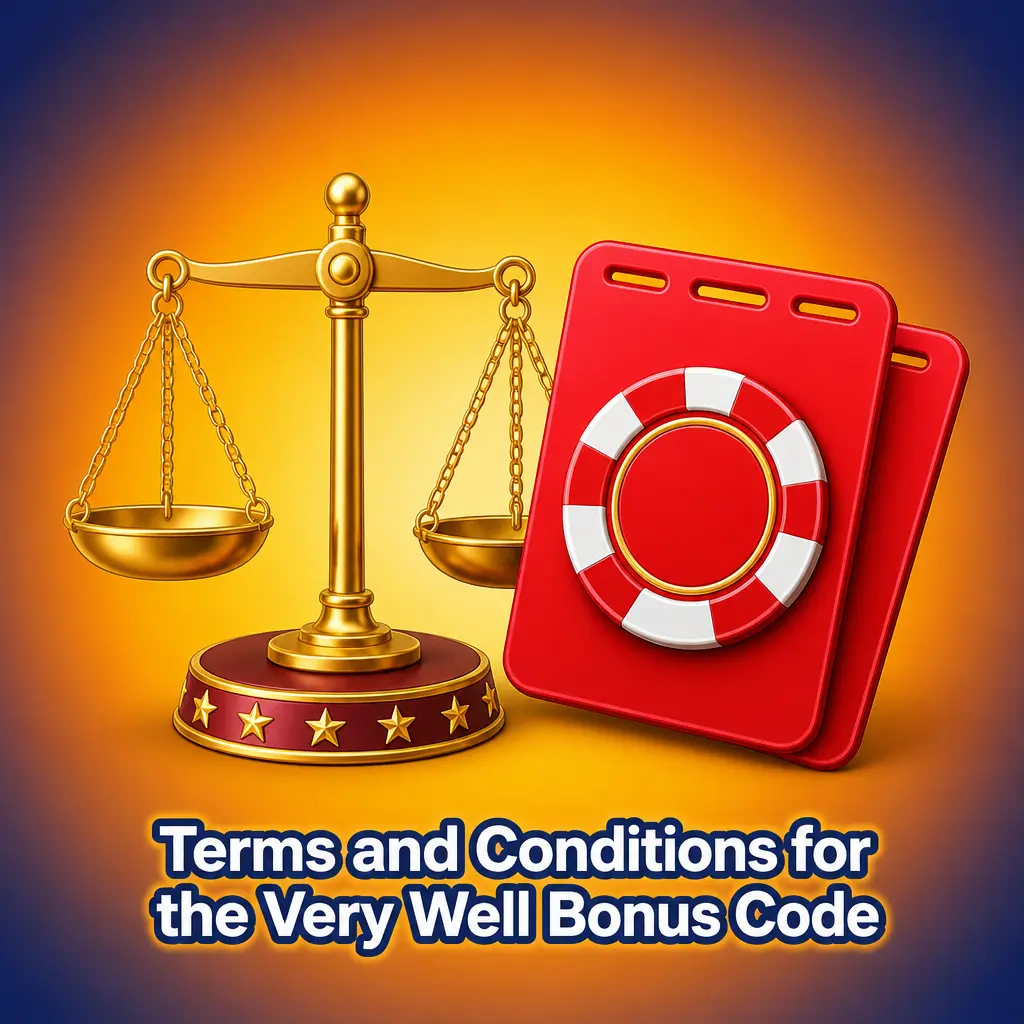 Very Well Casino bonus terms and conditions including wagering requirements, deposit rules, and withdrawal restrictions for UK players