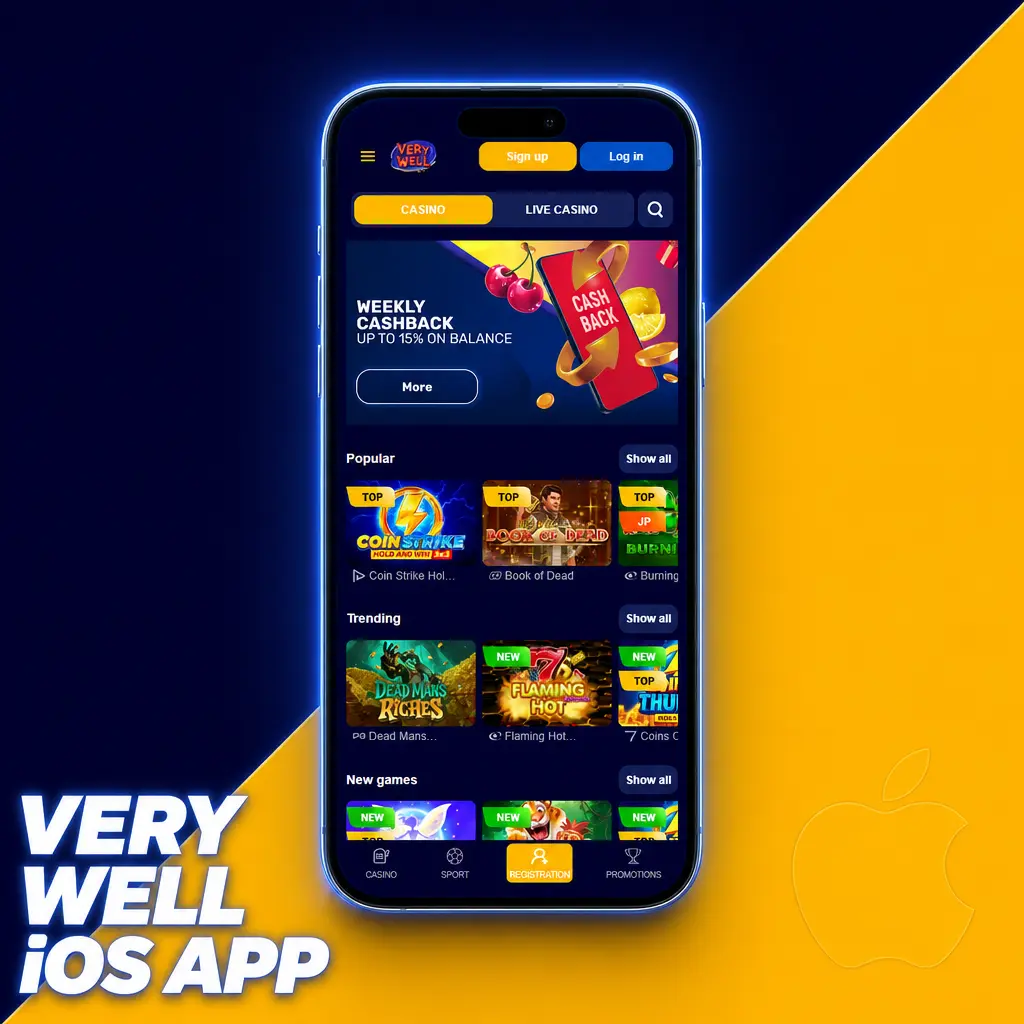 Very Well iOS app interface displayed on iPhone and iPad, compatible with iOS 13.0 or later for full platform experience